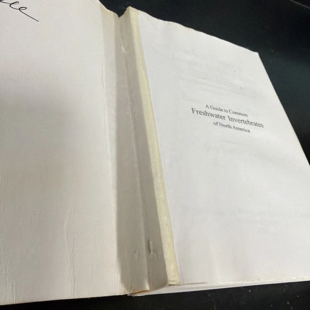 J Reese Voshell Signed Freshwater Invertebrates of North America Paperback